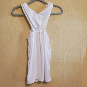 Criss-Cross White Sexy Shirt